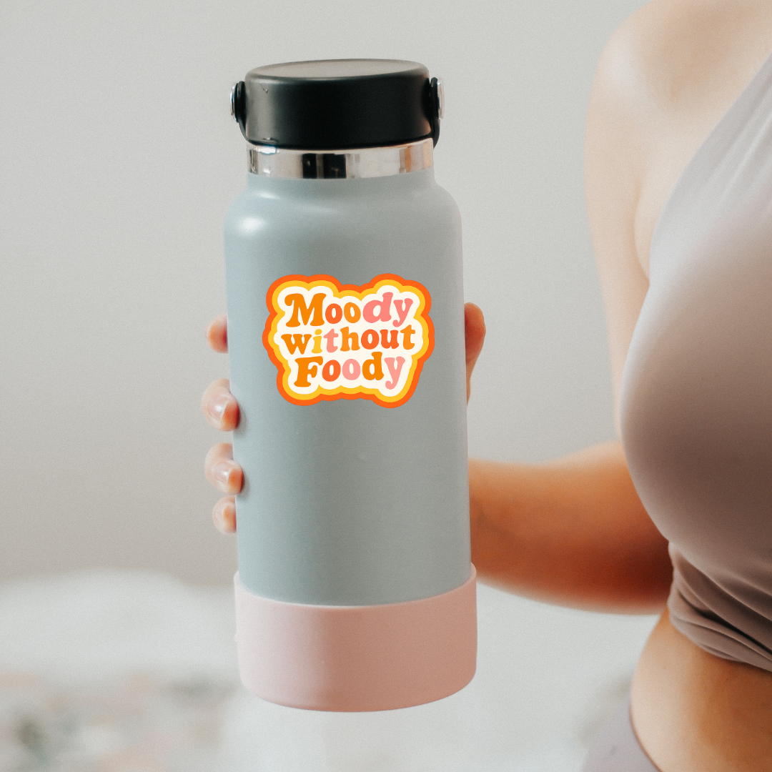 Moody without Foodie Sticker