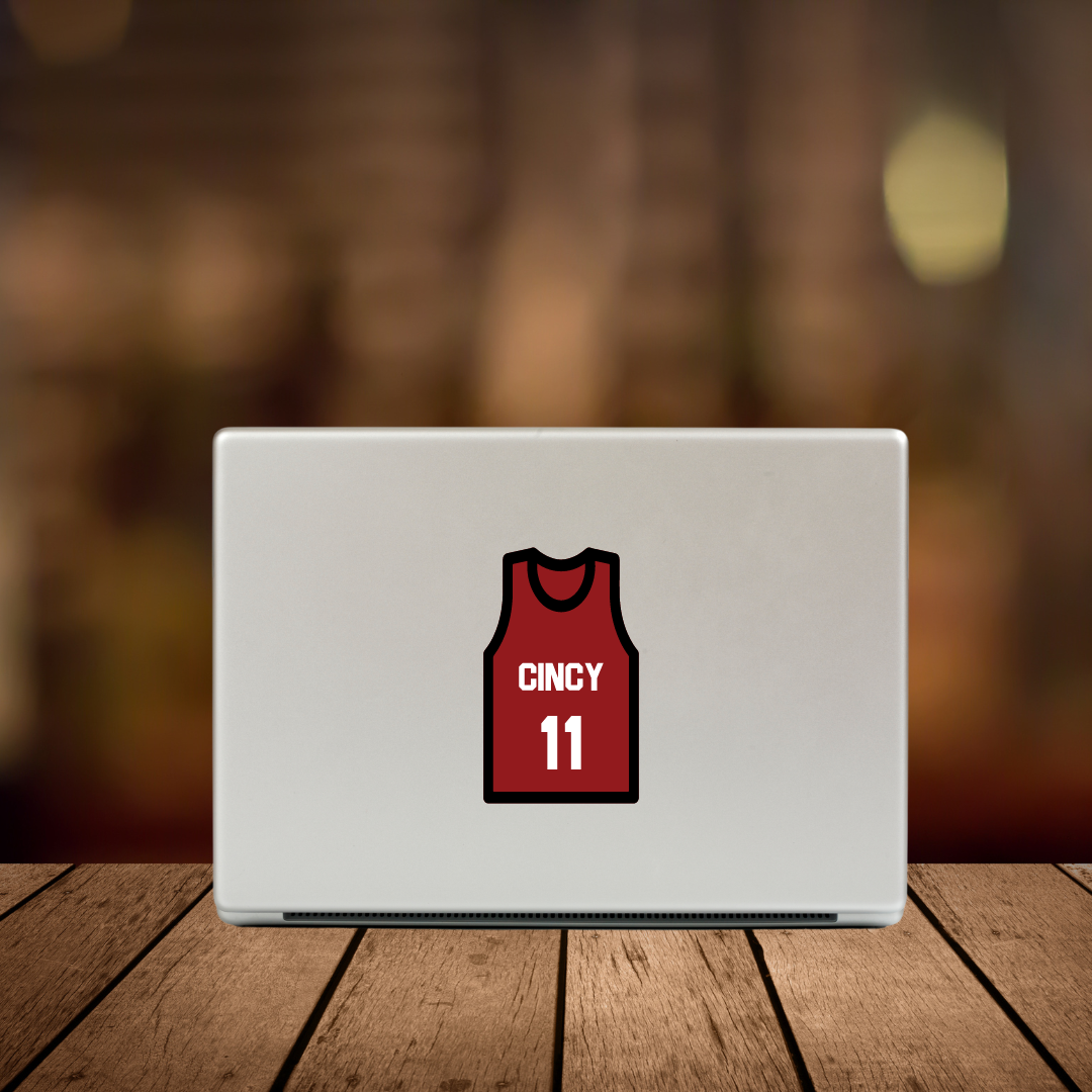 Cincy Jersey Sticker