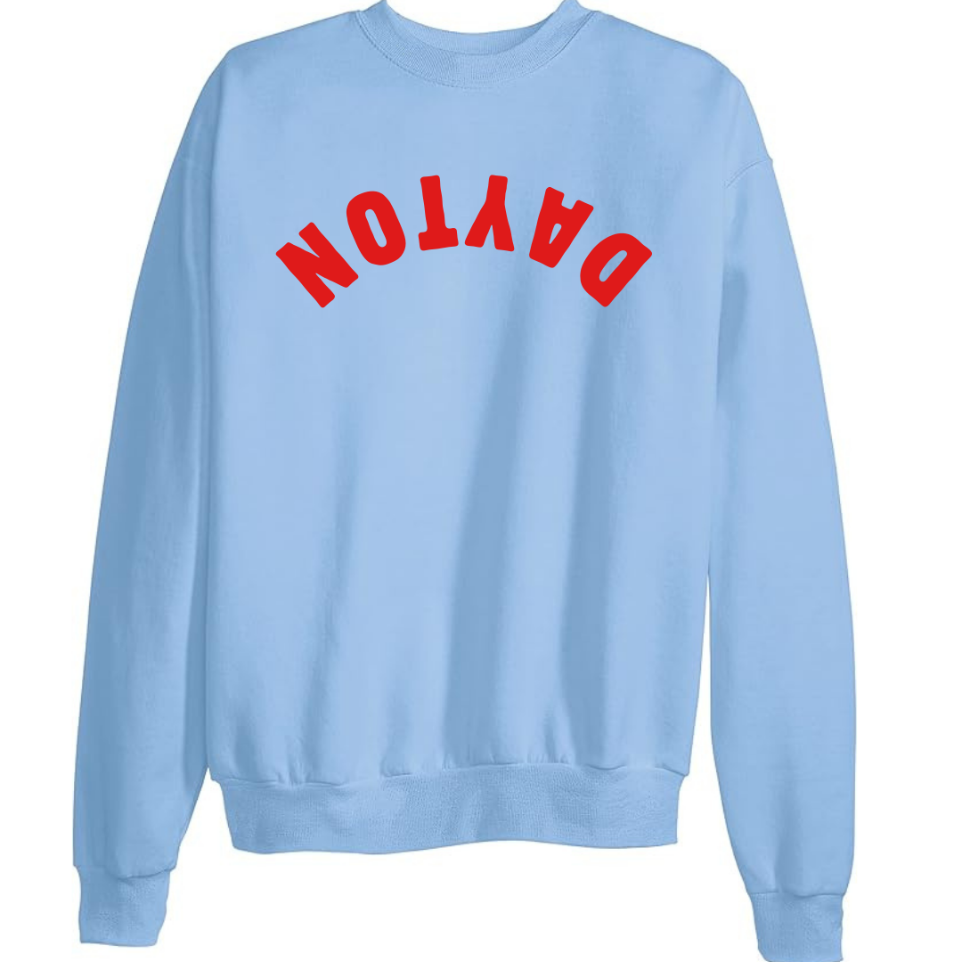 Dayton Upside Down Statement Sweatshirt (multiple color options)