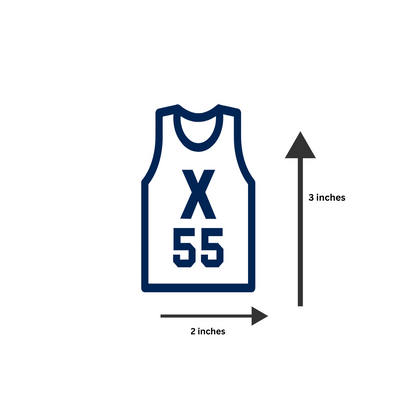 X Jersey Sticker