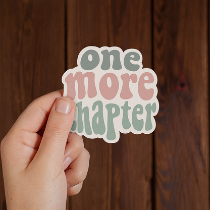 One more chapter sticker | book sticker