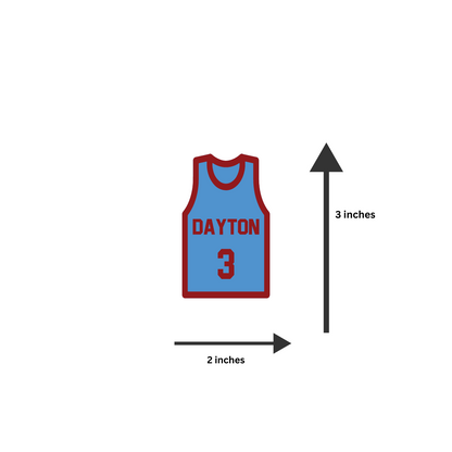 Chapel Blue Dayton Jersey Sticker