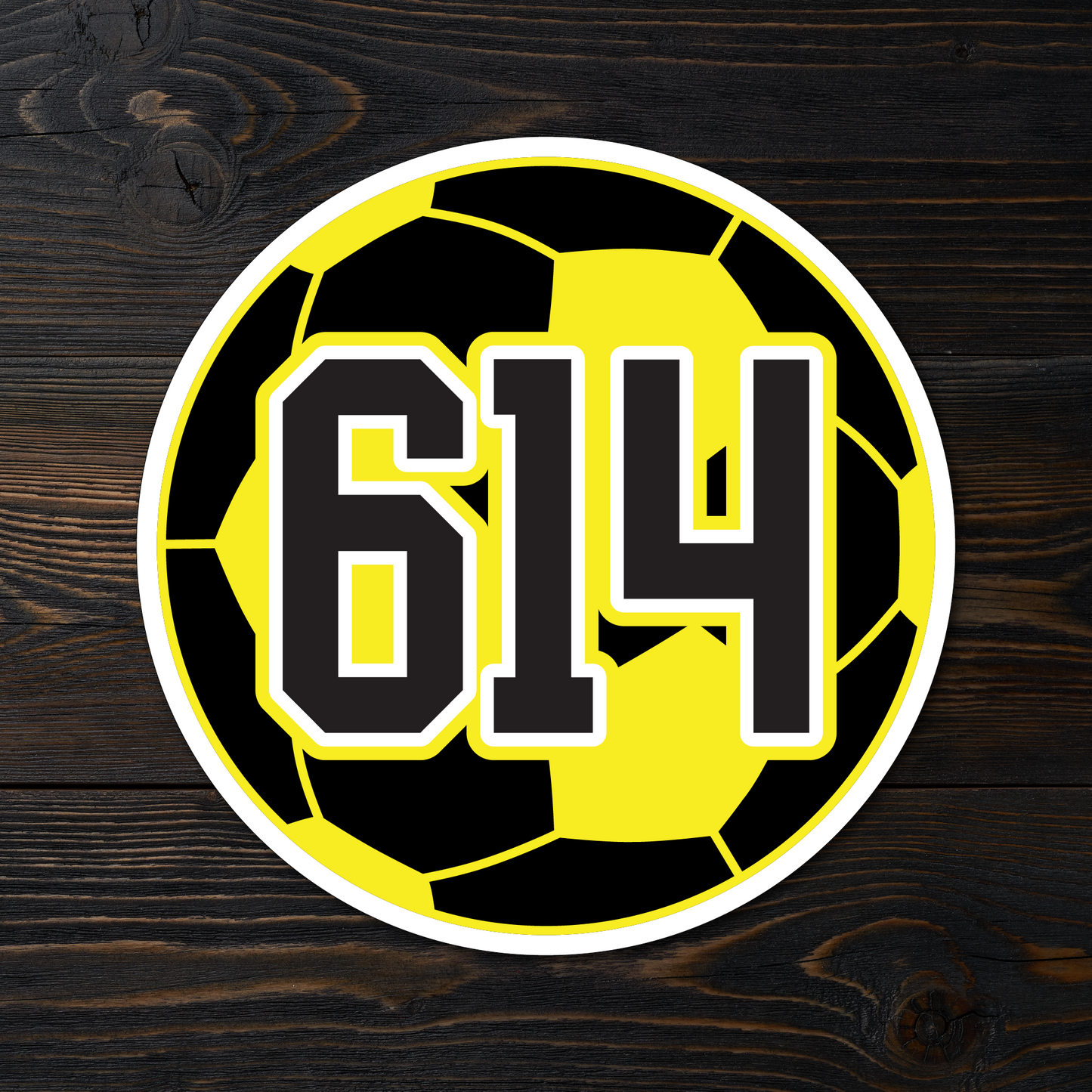 614 Soccer Ball Sticker