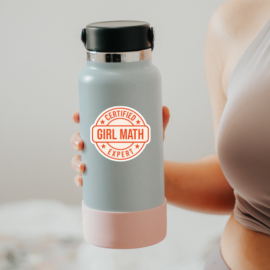 Certified Girl Math Expert Sticker