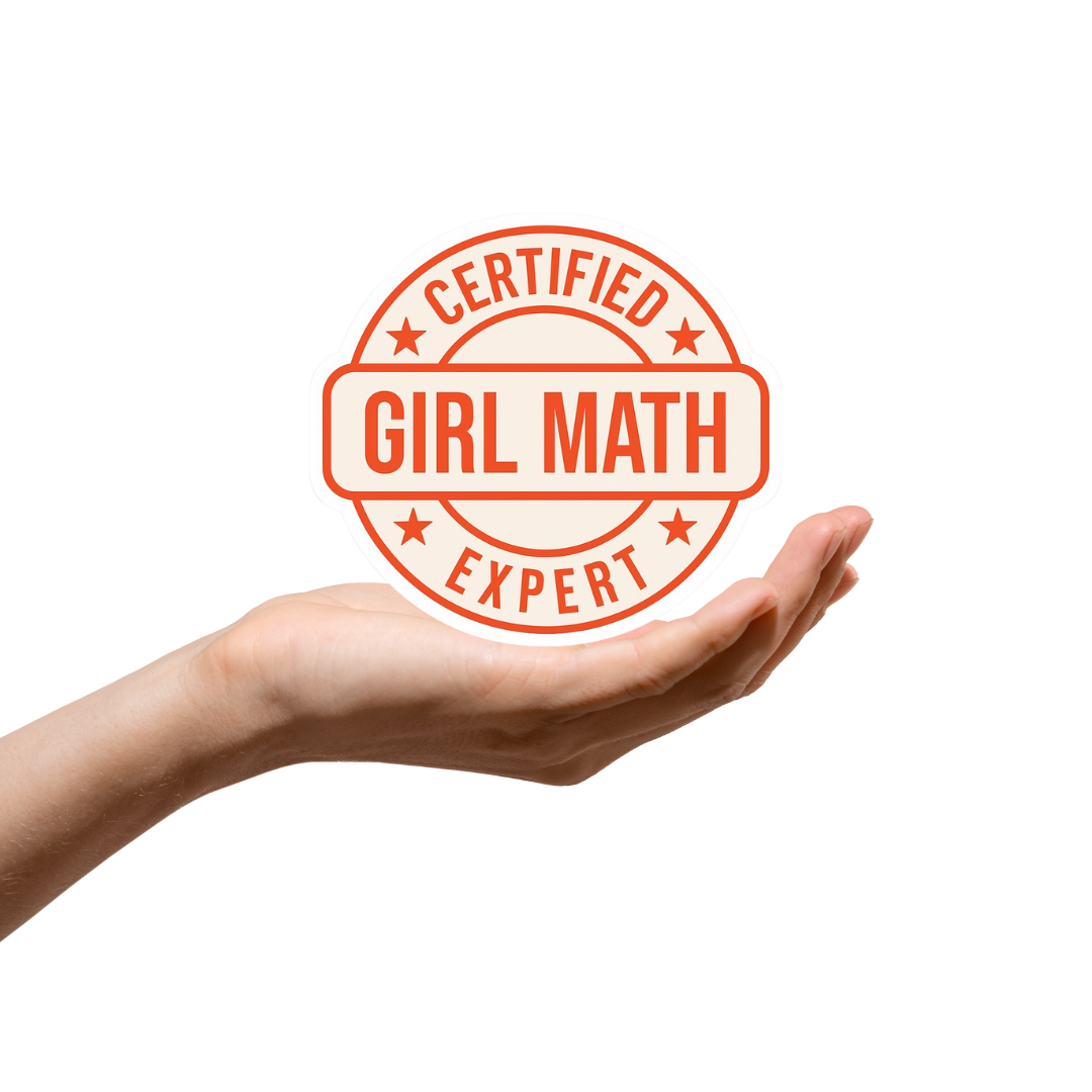 Certified Girl Math Expert Sticker