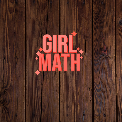Girl Math Sticker