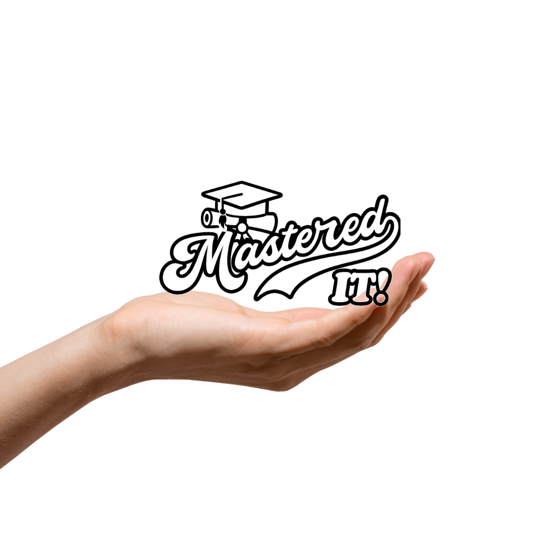 Mastered it Graduation sticker