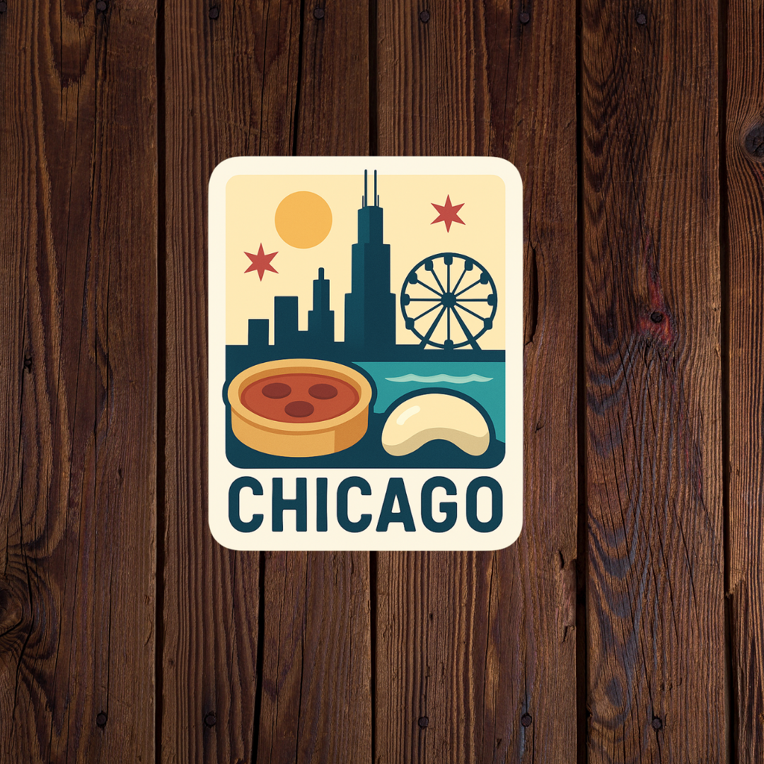 Chicago Icon Sticker