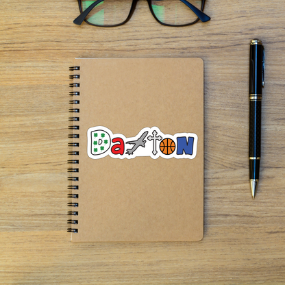 Dayton Fun Script Sticker