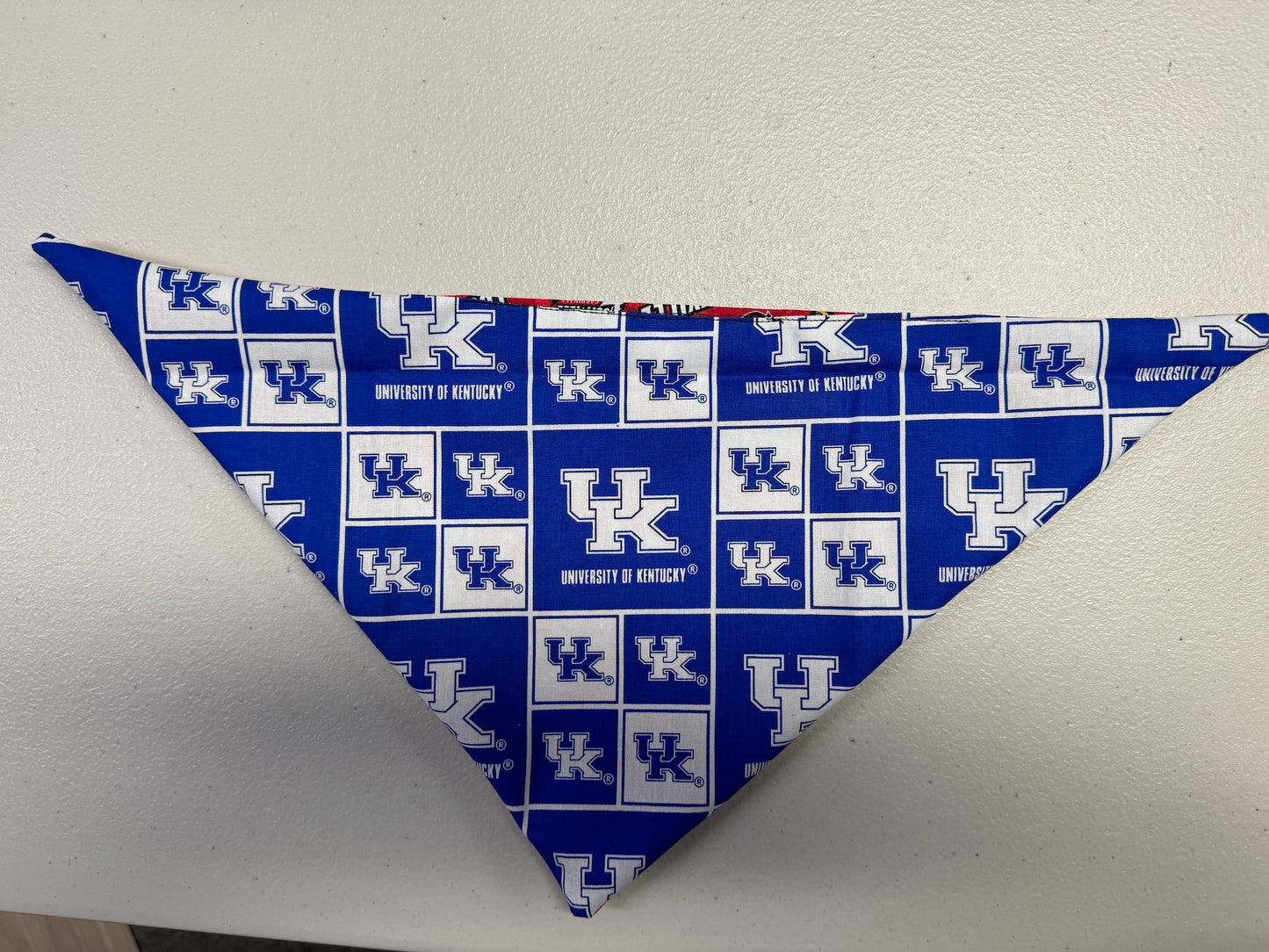 Reversible Kentucky and Louisville Pet Bandana