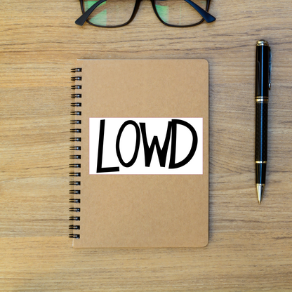 Dayton LOWD Sign Sticker