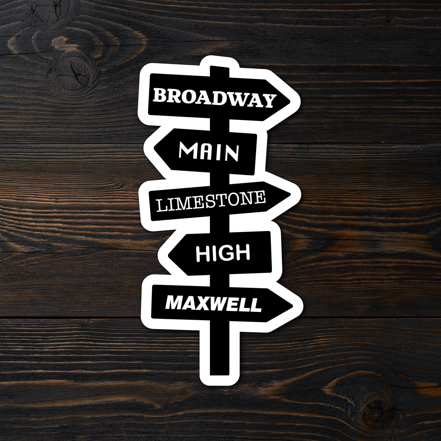 Lexington Street Sign Sticker