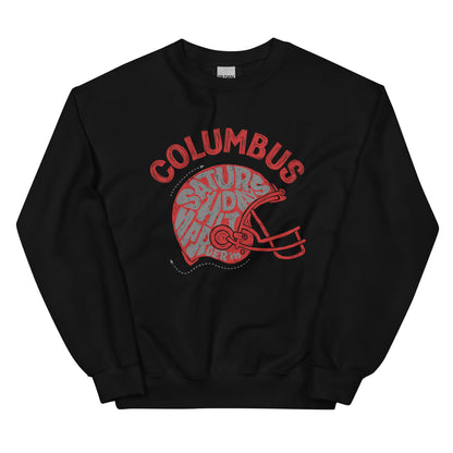 Saturdays Hit Harder in Columbus Sweatshirt