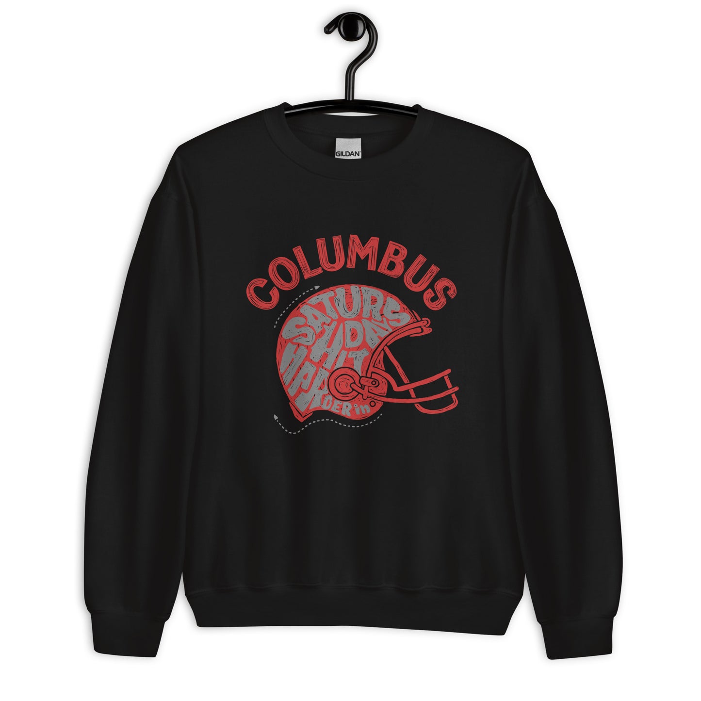 Saturdays Hit Harder in Columbus Sweatshirt