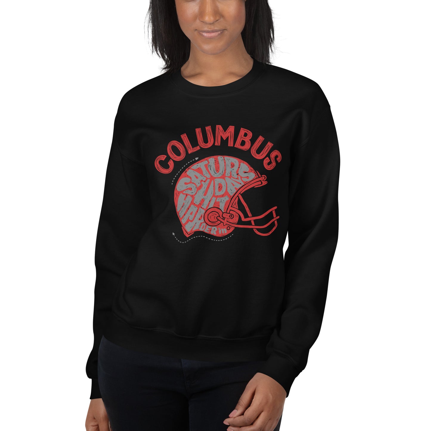 Saturdays Hit Harder in Columbus Sweatshirt