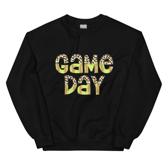 Cheetah Softball  Sweatshirt