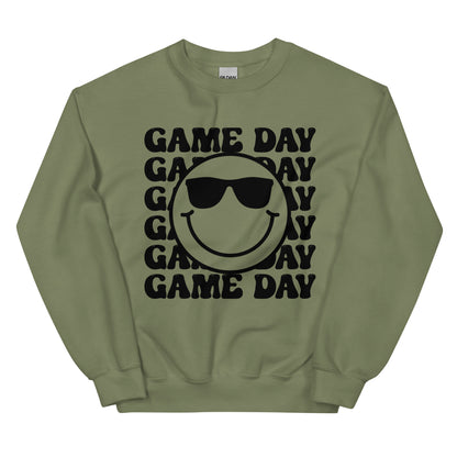 Smiley Face Game Day Sweatshirt