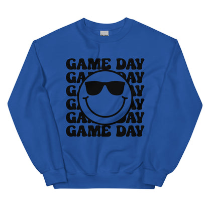 Smiley Face Game Day Sweatshirt