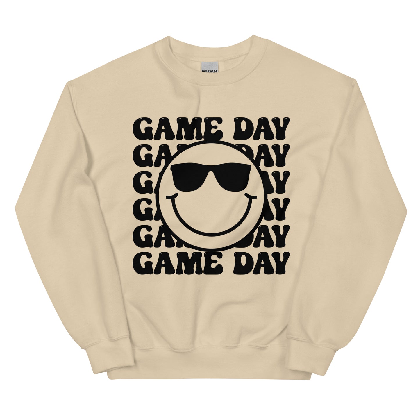 Smiley Face Game Day Sweatshirt