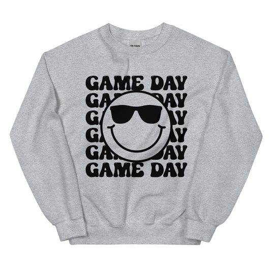 Smiley Face Game Day Sweatshirt