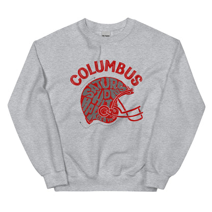 Saturdays Hit Harder in Columbus Sweatshirt