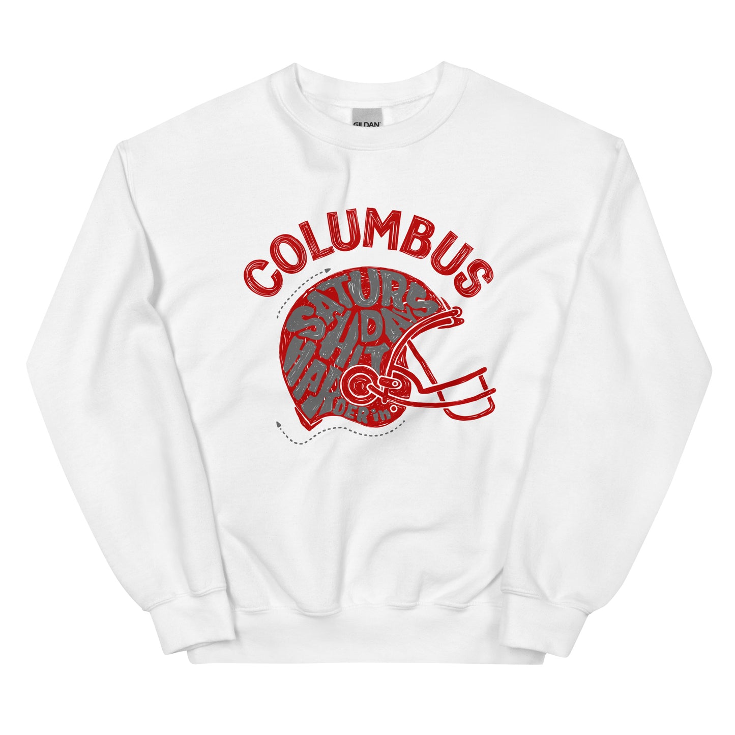 Saturdays Hit Harder in Columbus Sweatshirt