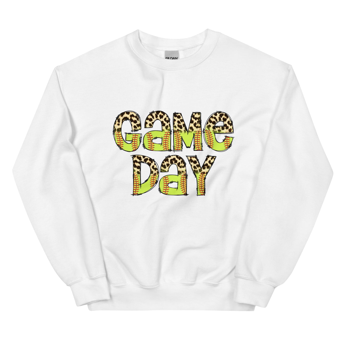 Cheetah Softball  Sweatshirt