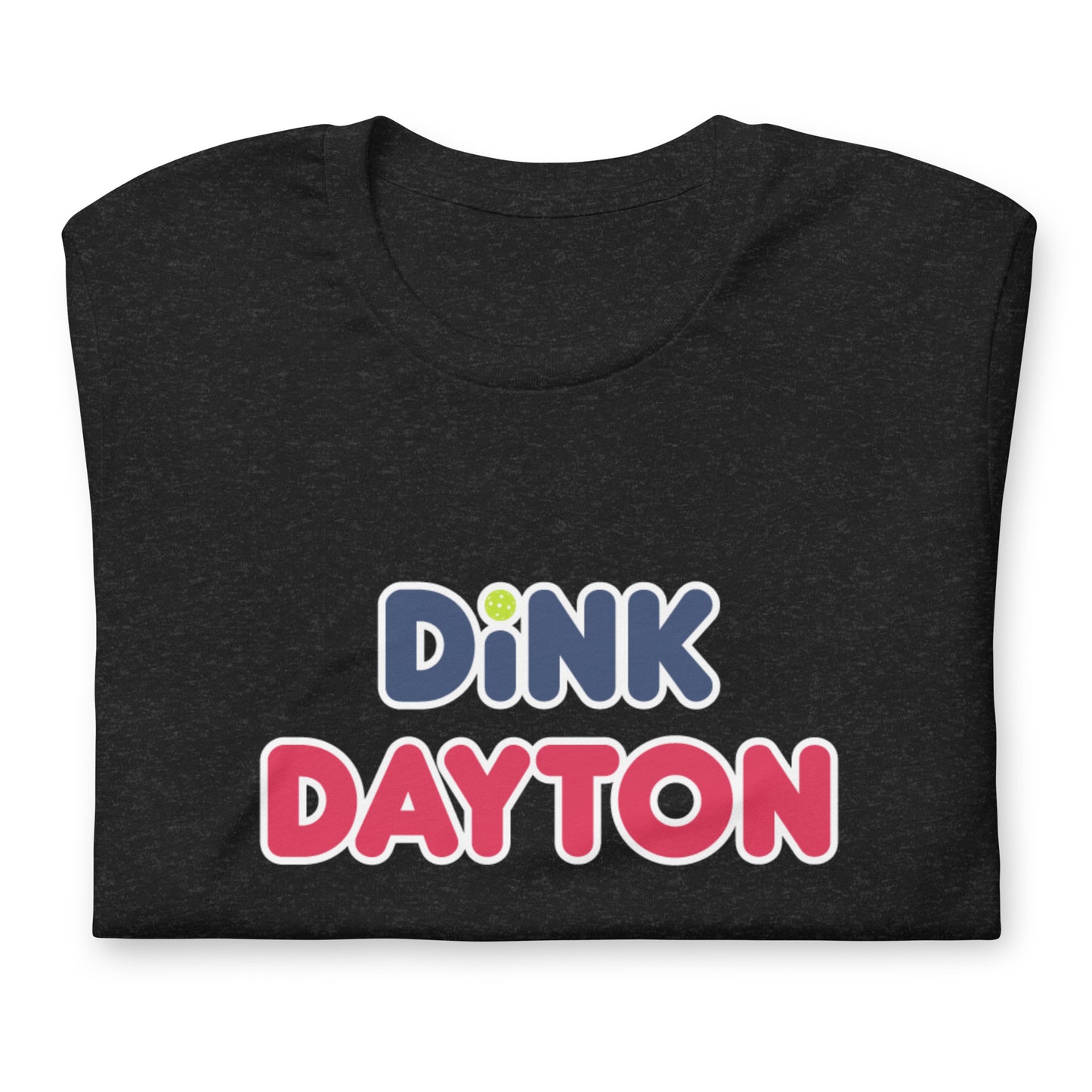 Dink Dayton Red Pickleball t-shirt