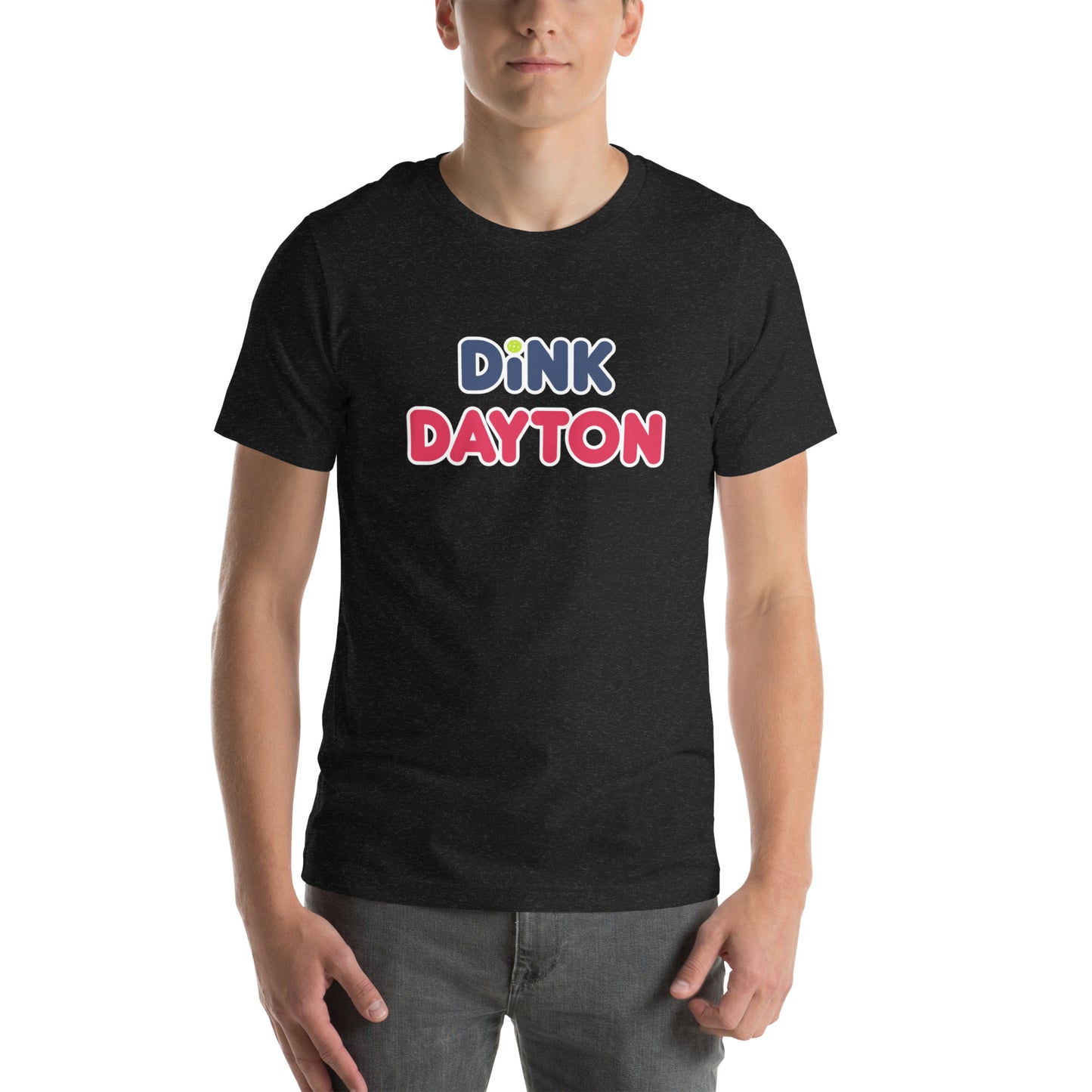 Dink Dayton Red Pickleball t-shirt