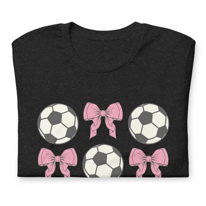 Soccer and Bow Shirt