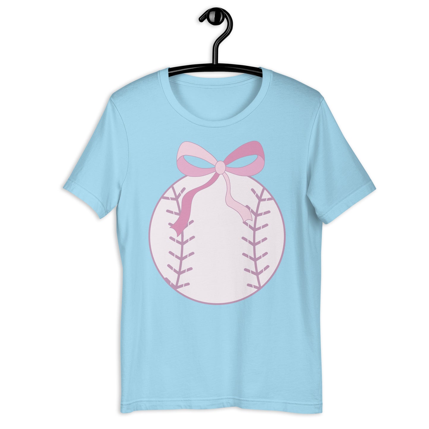 Pink Baseball/Softball Bow Shirt