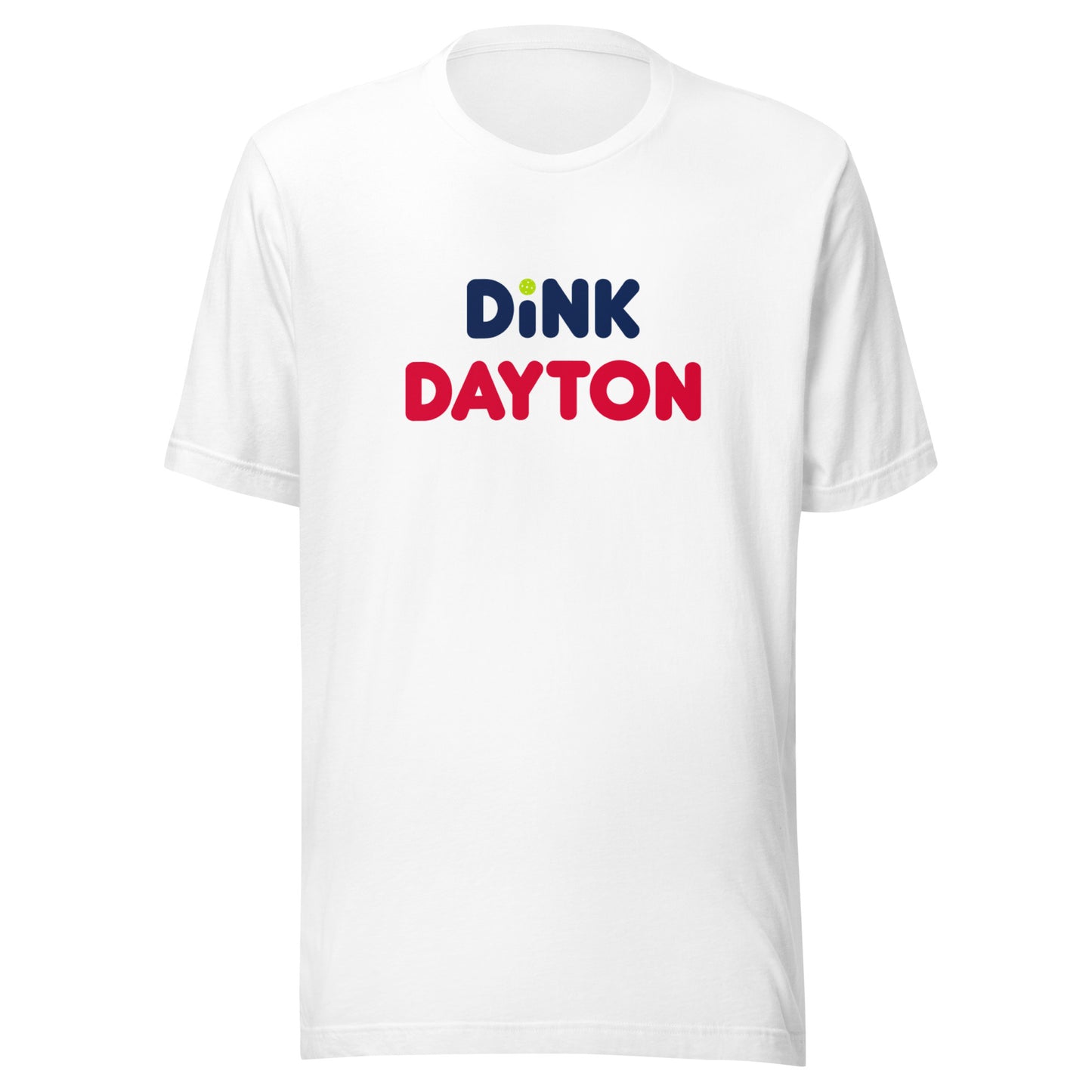 Dink Dayton Red Pickleball t-shirt