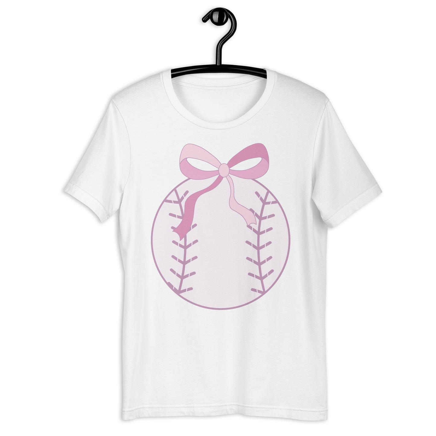 Pink Baseball/Softball Bow Shirt